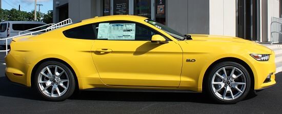 2015 Mustang side view
