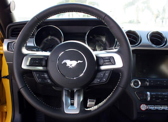 2015 Mustang steering wheel