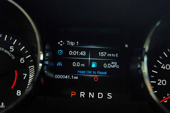 2015 Mustang odometer