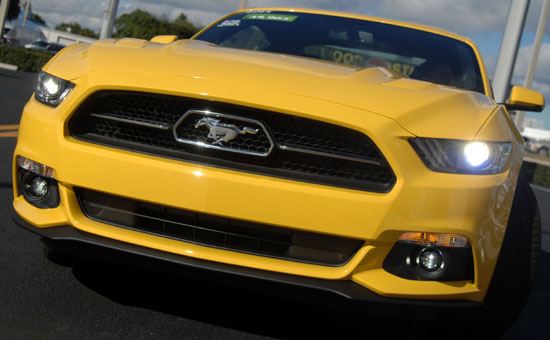 2015 Mustang front end