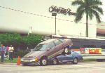 Wreck In Front of the Galleria Mall