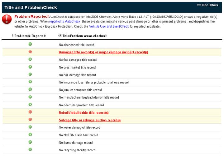 AutoCheck sample 2