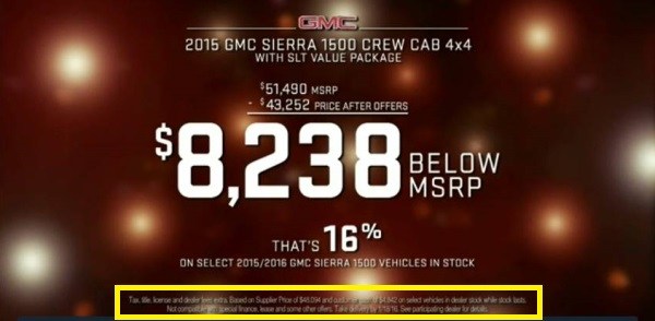 gmc truck commercial screen shot