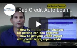 Bad Credit Auto Loan Video