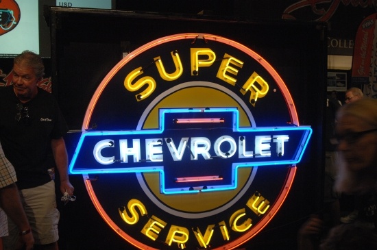 chevrolet service sign