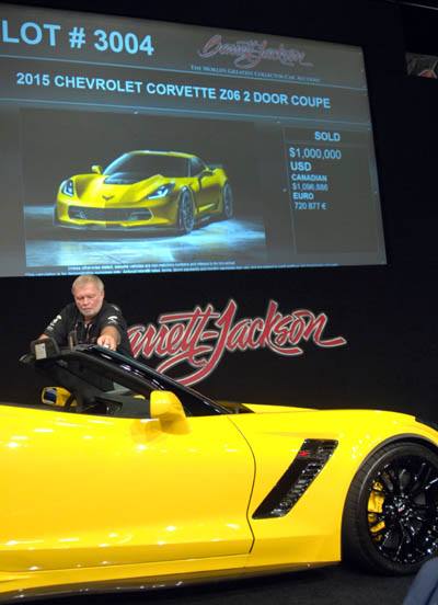 First 2015 Production Corvette Z06 at Barrett-Jackson auction - Picture 7