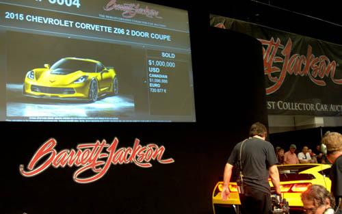 First 2015 Production Corvette Z06 at Barrett-Jackson auction - Picture 8