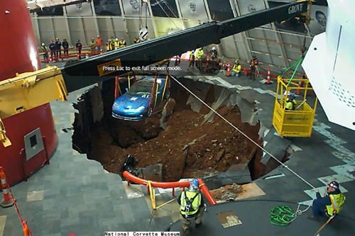 Screenshot from National Corvette Museum Webcam #6