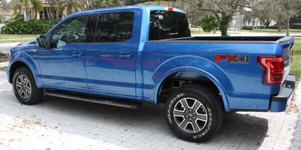 2015 Blue Ford F-150