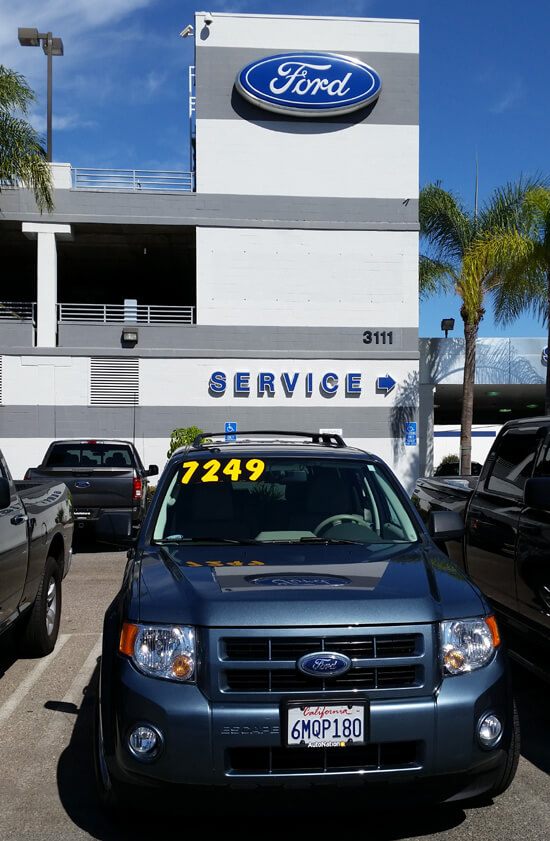 The Ford Escape as it appeared with the low-ball price