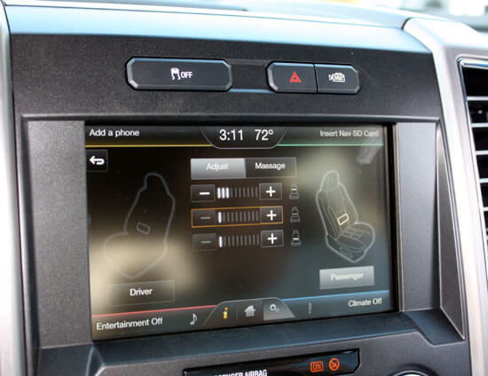 2015 f-150 touch screen