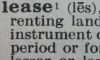 lease glossary