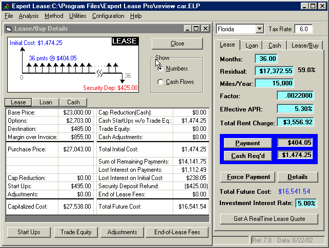 Glass Performance Calculator