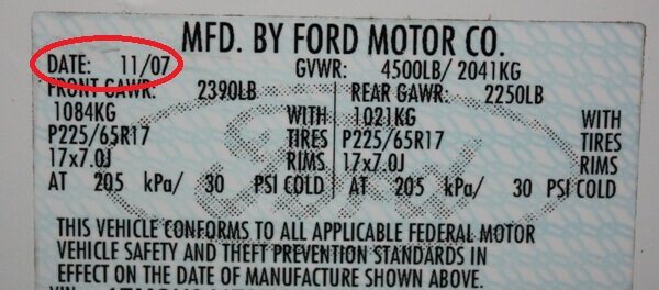 How to Find a Cars Manufacture Date and Benefit From It How to Find a Cars Manufacture Date and Benefit From It