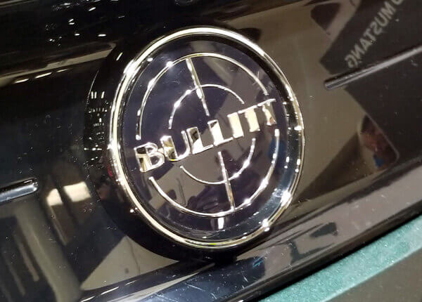 2019 Ford Mustang Bullitt Badge