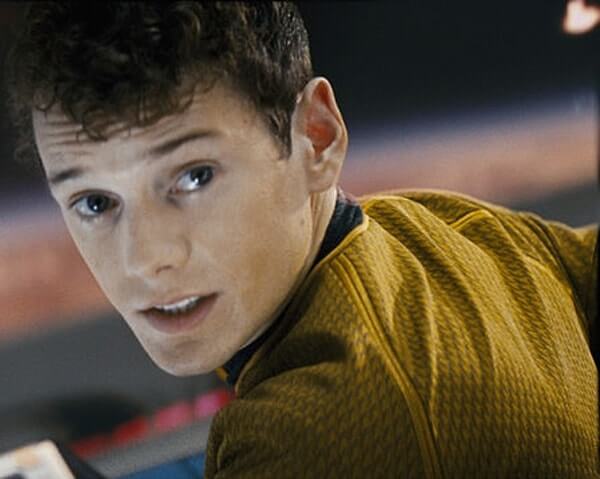 Anton Yelchin portrays Pavel Chekov in the newer Star Trek films. Courtesy Paramount Pictures.