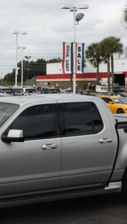 used car lot