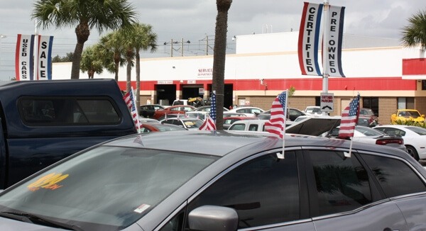 used car lot