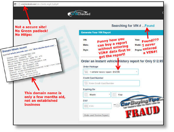 Tips to avoid fraud when buying or selling a car - Checking the vehicle's VIN and registration documents